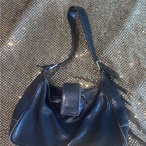 Elegant Black Leather Women's Bag